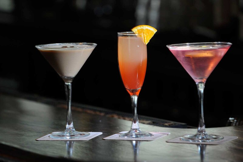 Three cocktails